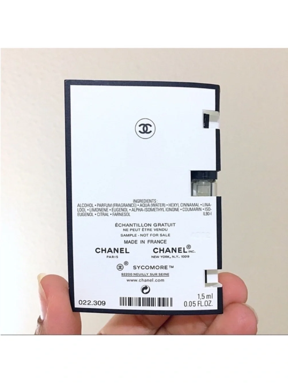 CHANEL Les Exclusifs Sycomore Fragrance